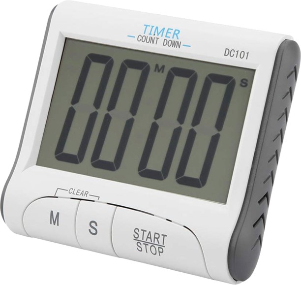 ALANES Magnetic LCD Digital Kitchen Table Clock & Count-down Cooking Timer Digital Kitchen Timer