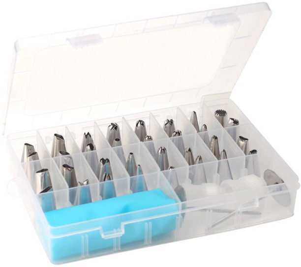 ALANES 38 Piece Stainless Steel Cake Decorating Supplies Kit Topping
