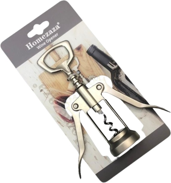 danny home DH1506 Corkscrew Wine Opener Steel Opener Kitchen Tool Set