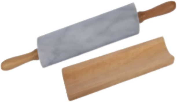 AZ Décor Rolling-Pin Marble Wdn-Stand Hillhouse Wood Rolling Pin Kitchen Tool Set