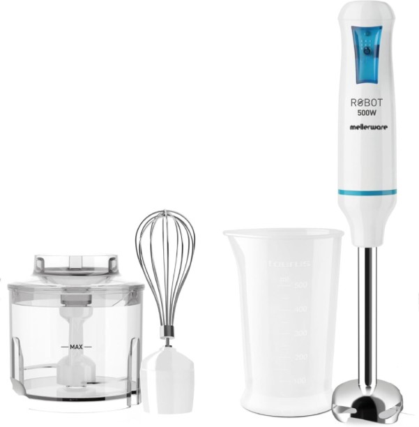 Mellerware Stick Blender With Attachments Stainless Steel 500 W Hand Blender