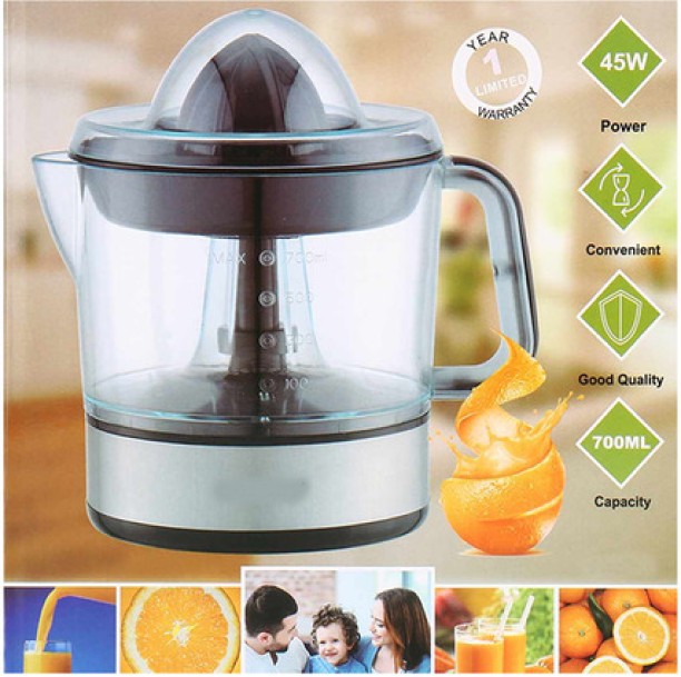 SA TRADE 700ML Electric Citrus Juicer with Powerful Motor Plastic Juicer Kitchen Tool Set