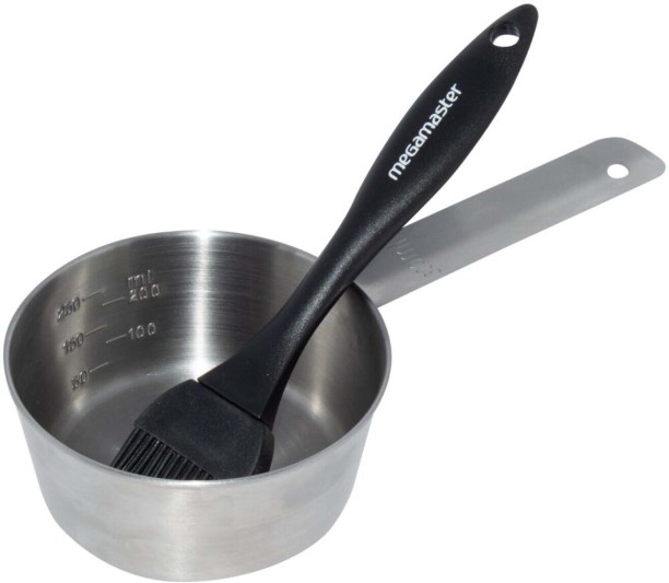Megamaster Basting Brush And Bowl Steel Basting Brush
