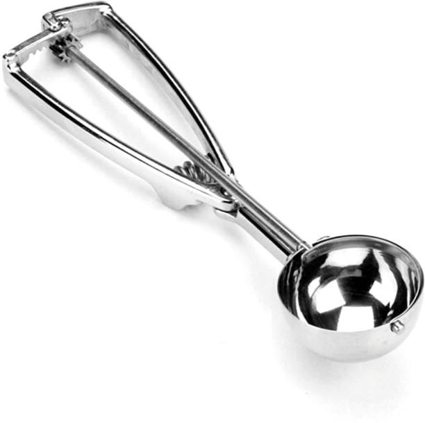 Maruti Groups Small Stainless Steel Ice Cream Scoop - 4cm Diameter Steel Scooper Kitchen Tool Set