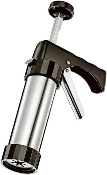 Generic Stainless Steel Cookie Press Kit Steel Baking Tools Kitchen Tool Set