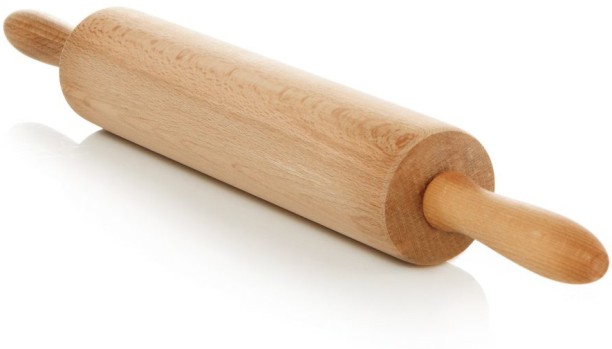 Maruti Groups Classic Wood Rolling Pin 42cm x 4cm Wood Rolling Pin Kitchen Tool Set