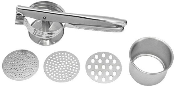 ALANES Potato Ricer with 3 Interchangeable Disks Stainless Steel Masher Kitchen Tool Set