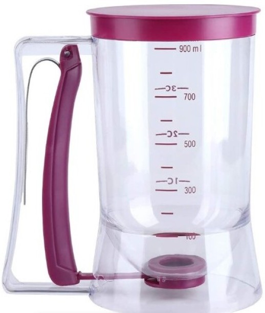 Generic Manual Batter Dispenser with Measuring Tool Plastic, Silicone Baking Tools Kitchen Tool Set