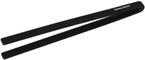 Danny Home Black Silicone Tweezer Tong Silicone Tong Kitchen Tool Set
