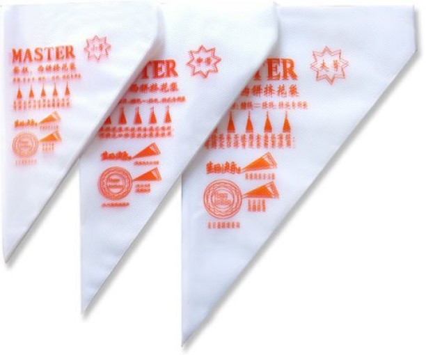 Maruti Groups Disposable Piping Bag - Medium Plastic Baking Tools Kitchen Tool Set