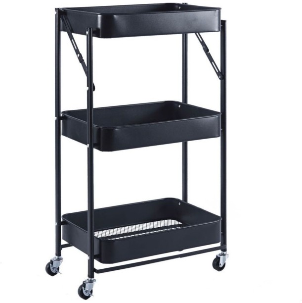 JUSTSIMPLIFIED 96000120 Steel Kitchen Trolley