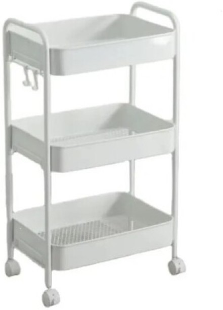 Modern 3 Tier Iron Kitchen Trolley