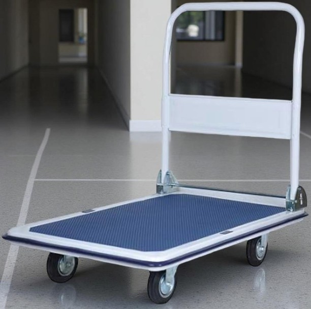 WOODLY LARGE FOLDING PLATFORM TROLLEY Steel Kitchen Trolley