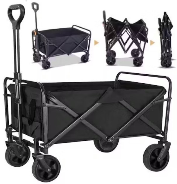 JUSTSIMPLIFIED 100258 Polyester, Steel Kitchen Trolley