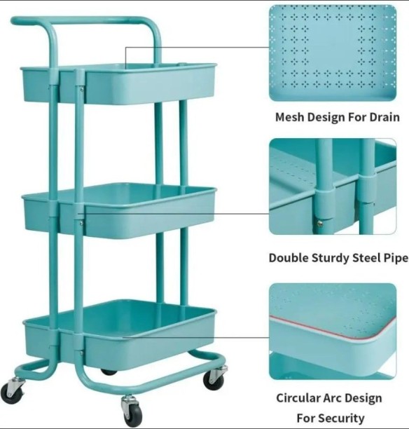 Yetumaisha KT-200503 Steel Kitchen Trolley