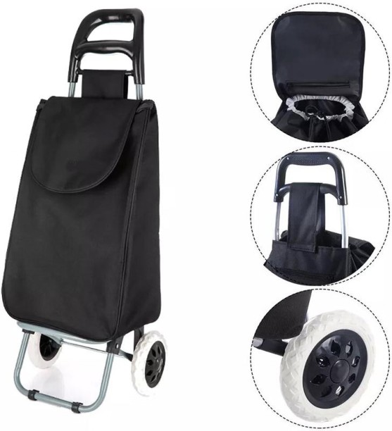 JUSTSIMPLIFIED 158874 Cotton, Aluminium Kitchen Trolley