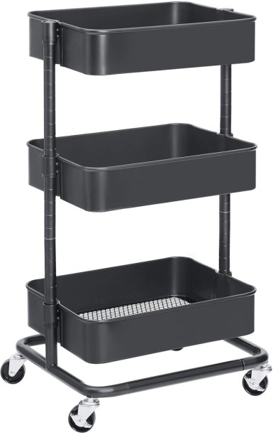 Decorum & Co DCTRV01M3T Steel Kitchen Trolley