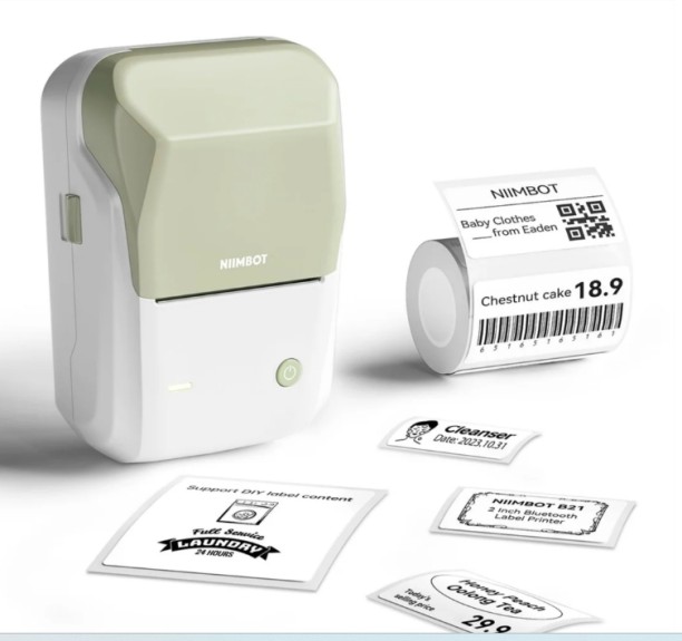 NIIMBOT B1 - Portable Thermal Label Bluetooth Printer Label Maker