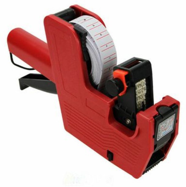 SA TRADE Price Labeller 8 Digits Gun - Red Label Stamping Machine