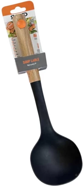 Shind KT-31810 32cm Soup Wood, Polypropylene Ladle