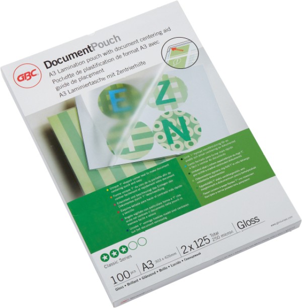 GBC Document Gloss A3 Laminating Sheet