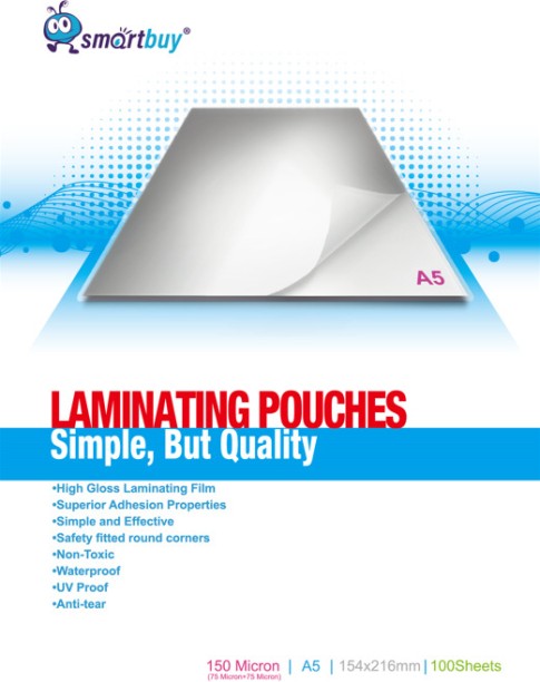 Smartbuy Premium A5 ID Badge Laminating Sheet