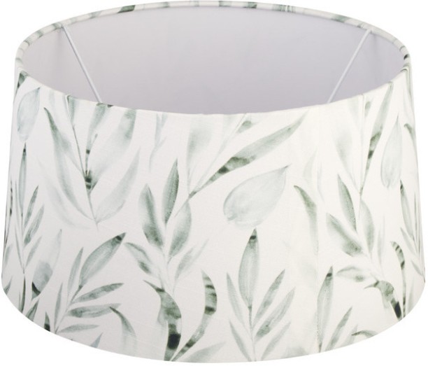 Tapered Green Leaves Lamp Shade - 320mm 235156 Table Lamps Lamp Shade