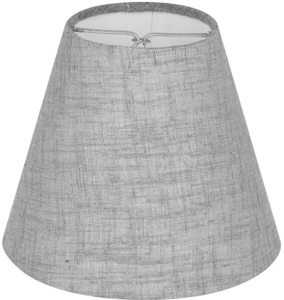 Cone Clip Lamp Shade - Grey - 140 x 140 x 125mm 557345 Hanging Lights (Pendant Lights) Lamp Shade