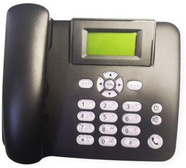 Prime Mart ZT1800 Dual Sim Card Slot Wireless Telephone Corded Landline Phone