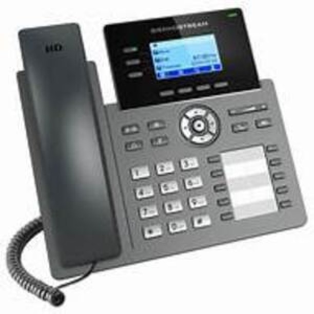 Grandstream 8 SIP Line Midrange Desk Phone (Gigabit) Corded Landline Phone