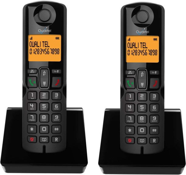 Qualitel Cordless Telephone with CLI Cordless Landline Phone