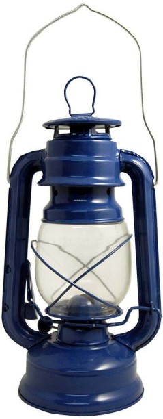 ORM Storm Lantern - 240mm Blue Aluminium Hanging Lantern