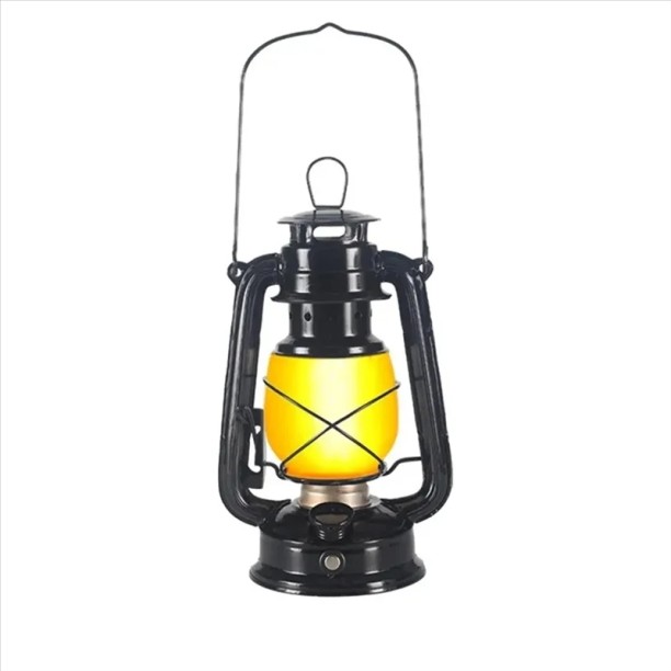 Mhome JS492 Black Plastic Table Lantern