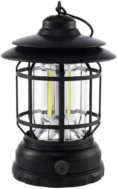 Generic JH-28 Multifunction Camping Light Blue Plastic Table Lantern