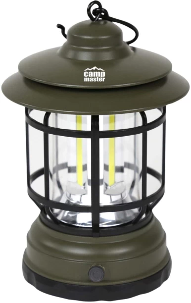 Camp Master CL294R Clear, Grey Plastic Hanging Lantern