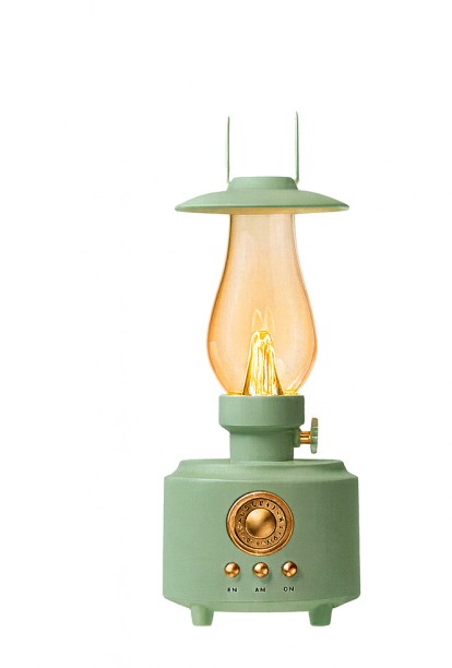 generic C-210-brown Brown Metal Table Lantern