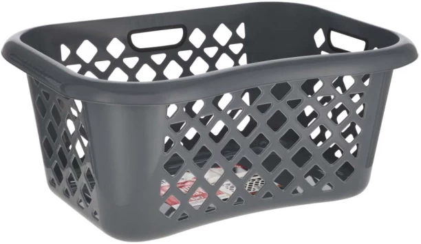 Alplas 65 L Charcoal Laundry Basket