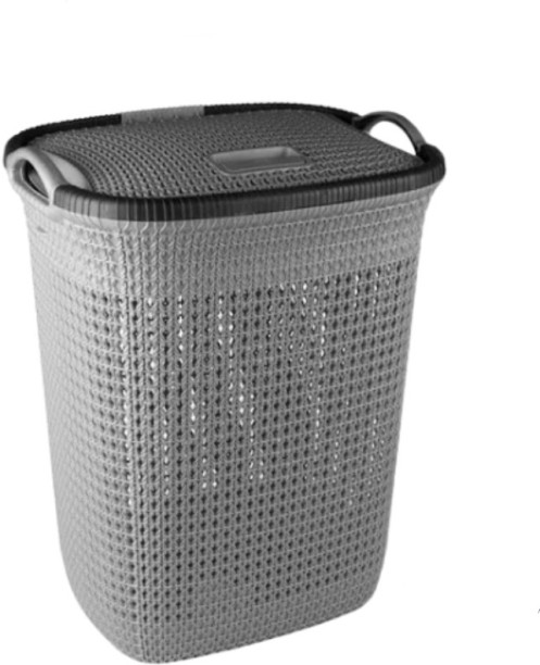 Generic 50 L Grey Laundry Basket