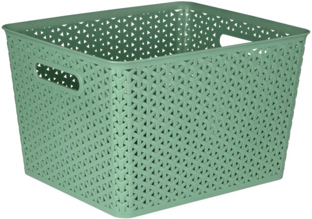 Miss Molly 25 L Olive Green Laundry Basket