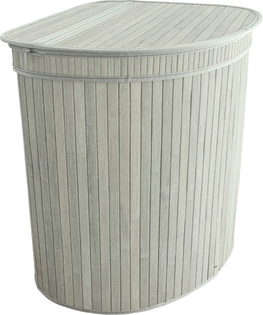 Creative Deco 75 L Grey Laundry Basket