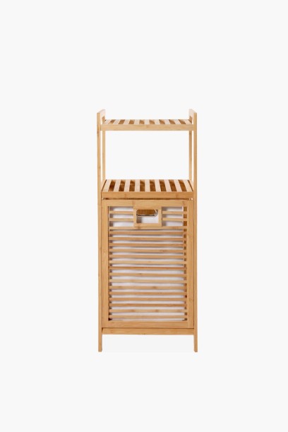 Laundry Shelf 10 L oak Laundry Storage Basket