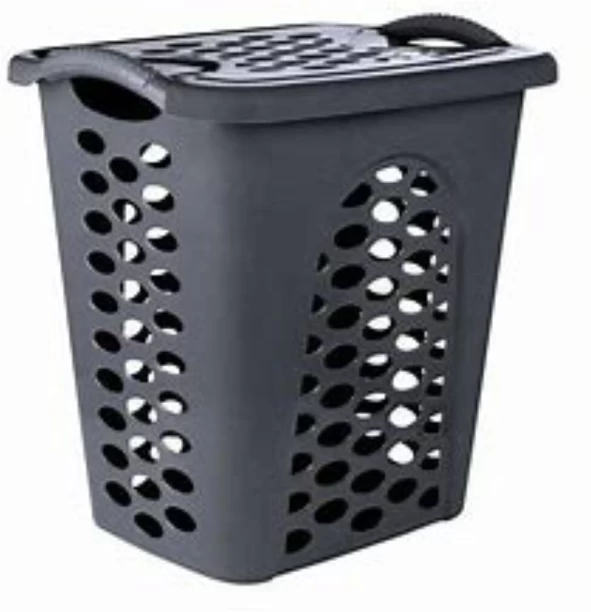 Miss Molly 85 L grey Laundry Basket