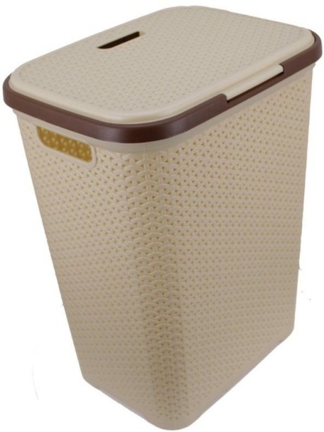 SMTE 40 L Cream Laundry Basket