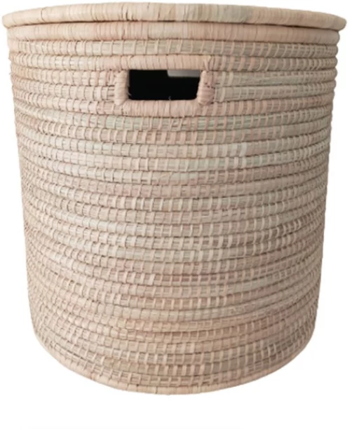 UpliftingOasis 9 L Malawi Handwoven Laundry Basket