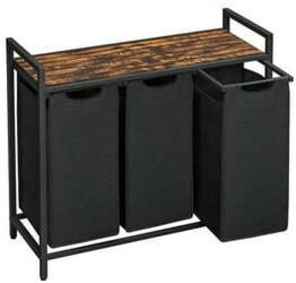 LASA 38 L Black Laundry Basket