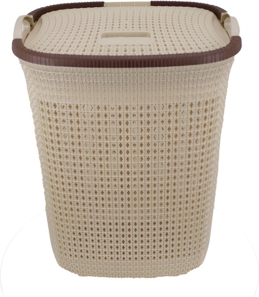 SMTE 50 L Cream Laundry Basket