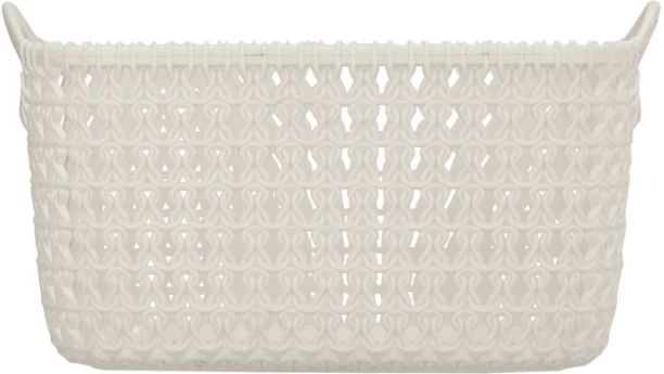 Formosa 12 L White Laundry Storage Basket