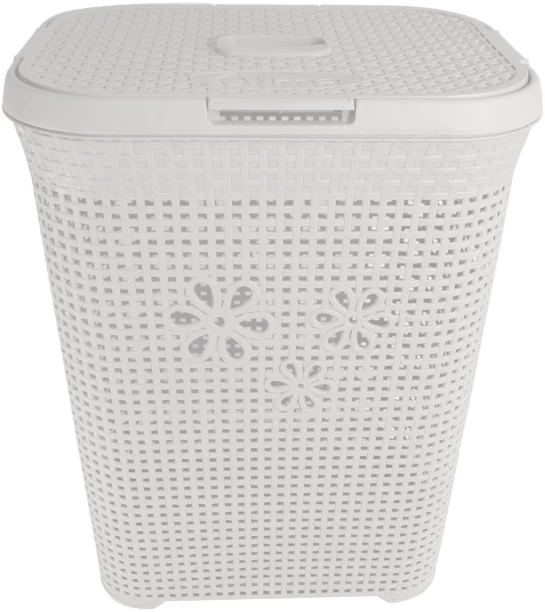 SMTE 50 L white Laundry Storage Basket