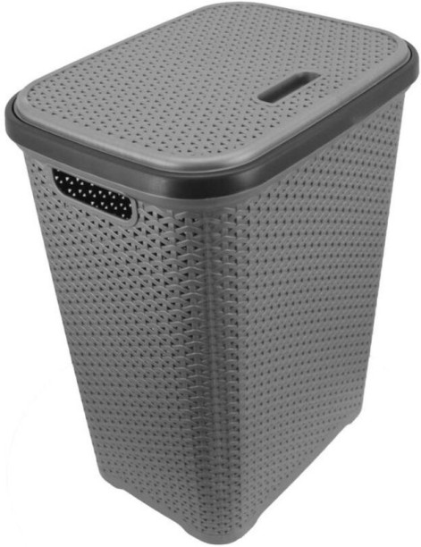 SMTE 50 L Grey Laundry Basket