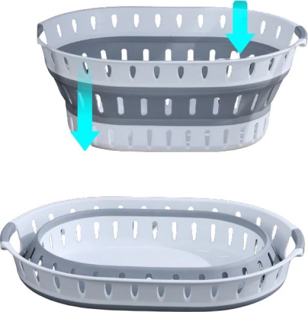 Generic 36 L White Laundry Basket